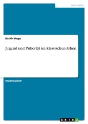 Cover von Jugend und Pubertät im klassischen Athen