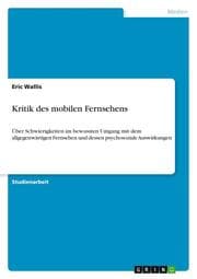 Cover von Kritik des mobilen Fernsehens