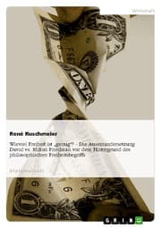 Cover von Wieviel Freiheit ist 'genug'? - Die Auseinandersetzung David vs. Milton Friedman vor dem Hintergrund des philosophischen Freiheitsbegriffs