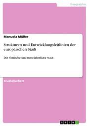 Cover von Strukturen und Entwicklungsleitlinien der europäischen Stadt