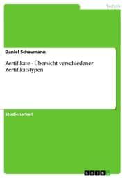 Cover von Zertifikate - Übersicht verschiedener Zertifikatstypen