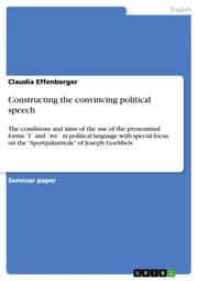Cover von Constructing the convincing political speech