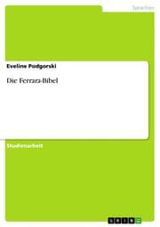 Cover von Die Ferrara-Bibel
