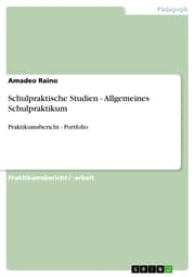Cover von Schulpraktische Studien - Allgemeines Schulpraktikum