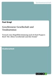 Cover von Geschlossene Gesellschaft und Totalitarismus