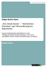 Cover von 'Der elende Koran' - 'diabolischer Hochmut' und 'Bewunderung der Kulturhöhe'