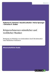 Cover von Körperschmerzen männlicher und weiblicher Musiker