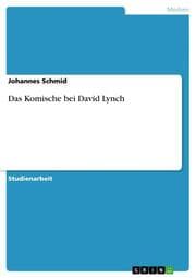 Cover von Das Komische bei David Lynch