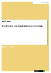 Cover von Controlling von Wachstumsunternehmen