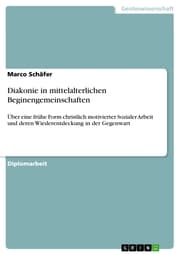 Cover von Diakonie in mittelalterlichen Beginengemeinschaften