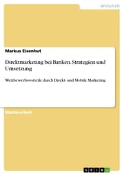 Cover von Direktmarketing bei Banken. Strategien und Umsetzung