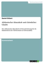 Cover von Afrikanischer Ahnenkult und christlicher Glaube