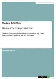Cover von Können Tiere improvisieren?