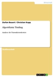Cover von Algorithmic Trading