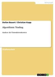 Cover von Algorithmic Trading