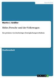 Cover von Hitler, Porsche und der Volkswagen