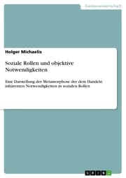 Cover von Soziale Rollen und objektive Notwendigkeiten