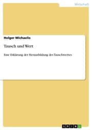 Cover von Tausch und Wert