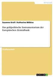 Cover von Das geldpolitische Instrumentarium der Europäischen Zentralbank
