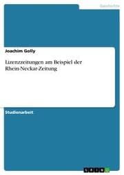 Cover von Lizenzzeitungen am Beispiel der Rhein-Neckar-Zeitung