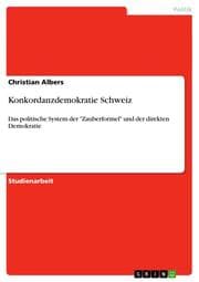 Cover von Konkordanzdemokratie Schweiz