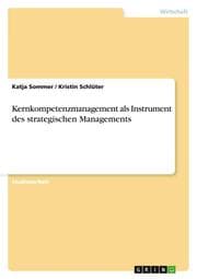 Cover von Kernkompetenzmanagement als Instrument des strategischen Managements