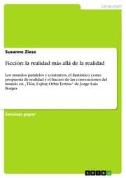 Cover von Ficción: la realidad más allá de la realidad