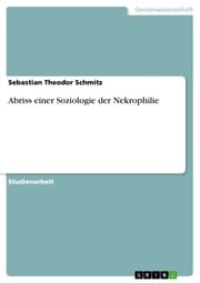 Cover von Abriss einer Soziologie der Nekrophilie