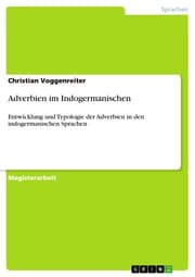 Cover von Adverbien im Indogermanischen
