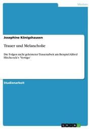 Cover von Trauer und Melancholie