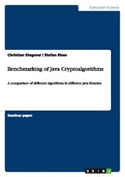 Cover von Benchmarking of Java Cryptoalgorithms