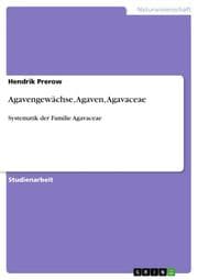 Cover von Agavengewächse, Agaven, Agavaceae