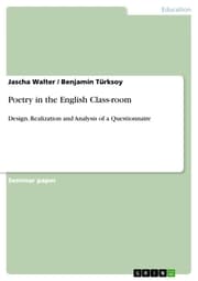 Cover von Poetry in the English Class-room