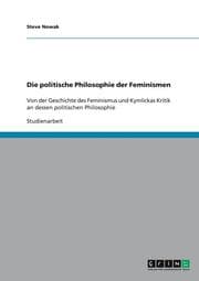 Cover von Die politische Philosophie der Feminismen