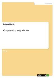 Cover von Cooperative Negotiation