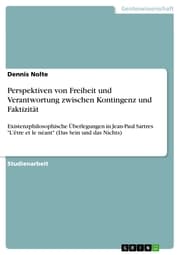 Cover von Perspektiven von Freiheit und Verantwortung zwischen Kontingenz und Faktizität