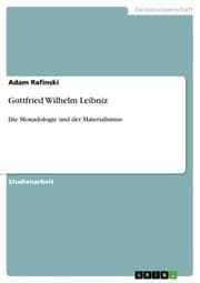 Cover von Gottfried Wilhelm Leibniz