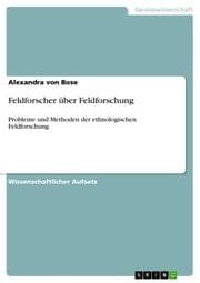 Cover von Feldforscher über Feldforschung