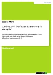 Cover von Analyse Ariel Dorfmans 'La muerte y la doncella'