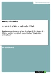Cover von Aristoteles Nikomachische Ethik