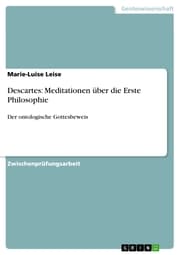 Cover von Descartes: Meditationen über die Erste Philosophie