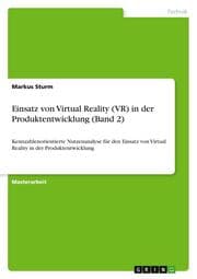Cover von Einsatz von Virtual Reality (VR) in der Produktentwicklung (Band 2)