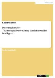 Cover von Patentrecherche - Technologieüberwachung durch künstliche Intelligenz