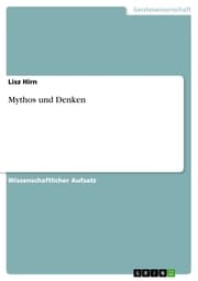 Cover von Mythos und Denken