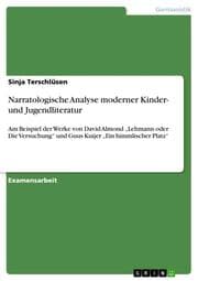 Cover von Narratologische Analyse moderner Kinder- und Jugendliteratur