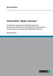 Cover von Christa Wolfs 'Medea. Stimmen'