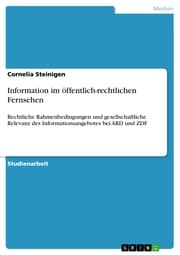 Cover von Information im öffentlich-rechtlichen Fernsehen