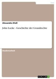 Cover von John Locke - Geschichte der Grundrechte