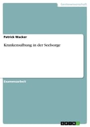Cover von Krankensalbung in der Seelsorge