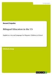 Cover von Bilingual Education in the US